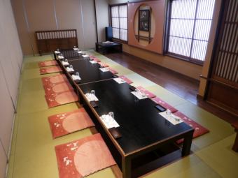 It is a private room on the 2nd floor.Even 8 to 12 people can relax slowly.Each private room is equipped with windows and a ventilation fan, and infection prevention measures are taken with acrylic plates, humidifiers, Amabie registration recommendations, etc.