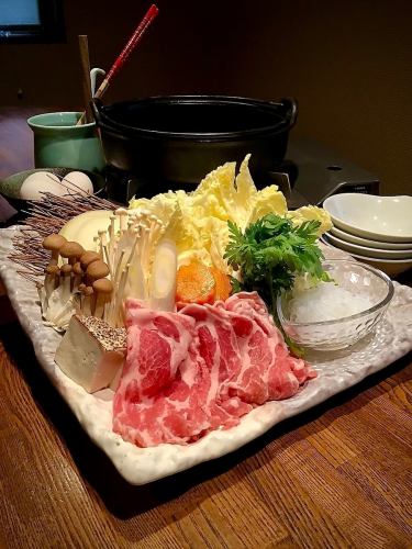 Bimei pork sukiyaki