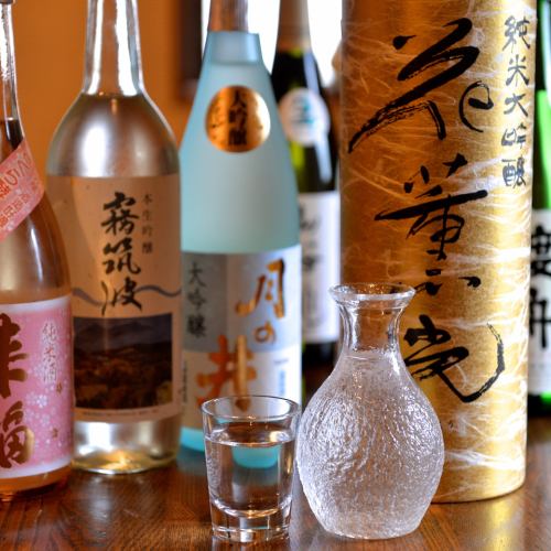 豊富な日本酒メニュー