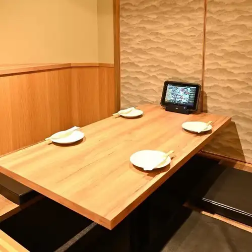 We also have private rooms with a calm atmosphere.