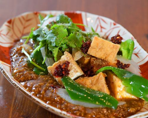 シビレ厚揚げ麻婆豆腐