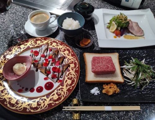 宮崎牛鉄板焼ステーキランチ【ヒレ】80g