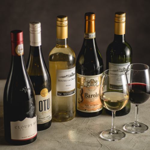 女性人気♪ワインが豊富♪