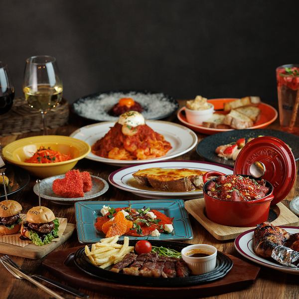 飲み放題付きのヒーロー名物を楽しめるコースをお楽しみ下さい。