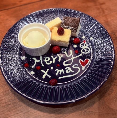 提供甜點盤♪