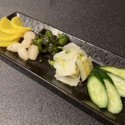 漬物盛り合わせ