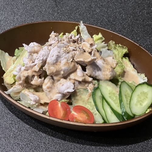 ゴマだれ豚しゃぶサラダ