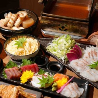 【120分飲み放題付】自慢のおでんと、タイしゃぶコース全８品 5,000円