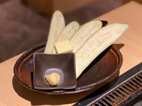 【야채】에노키 버터/ 가지 구이/옥수수 버터