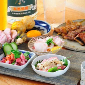 【３時間たゆたゆ堪能コース】飲み放題付◎もつ煮込み、焼とん串5種等、お酒も進む自慢の逸品