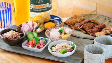 【3時間たゆたゆ堪能コース】飲み放題付◎もつ煮込み、焼とん串5種等、お酒も進む自慢の逸品