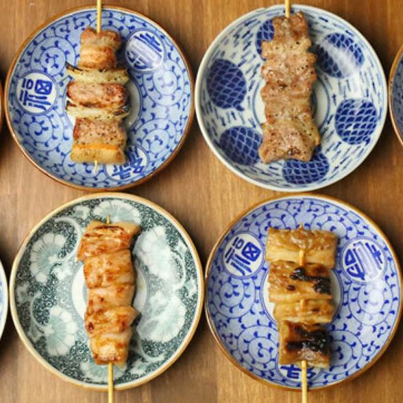 120分飲み放題付◎　焼とん串4種や名物つくね等全8品 4000円