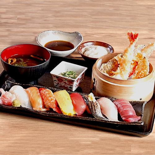 【豪華★】　おまかせ！にぎり寿司＆天ぷら定食