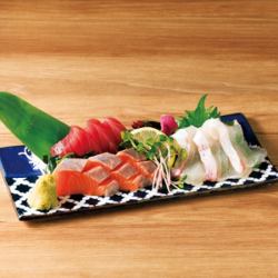 Fresh fish sashimi 3 kinds (regular size)