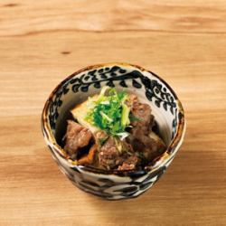 Awa black beef tendon and deep-fried tofu with ponzu sauce