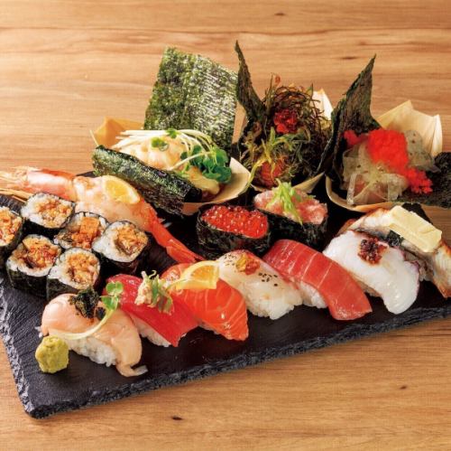The finest! Whole squid sashimi platter