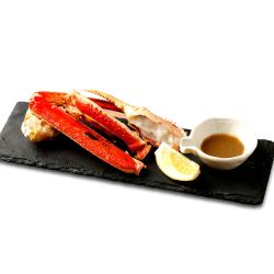 Grilled crab half