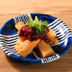 Slightly spicy bamboo shoots