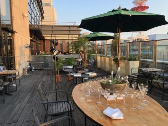 BBQ is now available on the top-floor terrace in Tenjin! Lunchtime is recommended until mid-April! Private reservations for 20 people or more are negotiable! Excellent access!