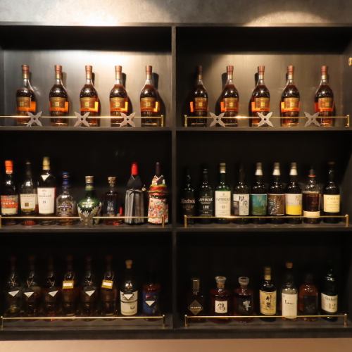 豊富な種類のお酒