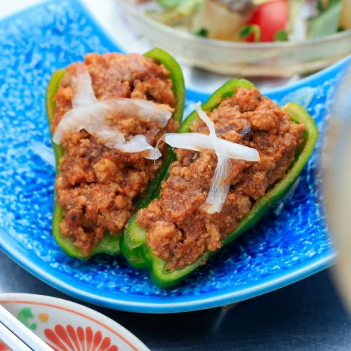 生つくねのパリパリピーマン