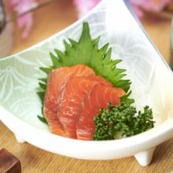 Salmon sashimi