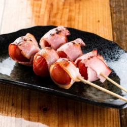 Cherry Tomatoes Wrapped in Bacon