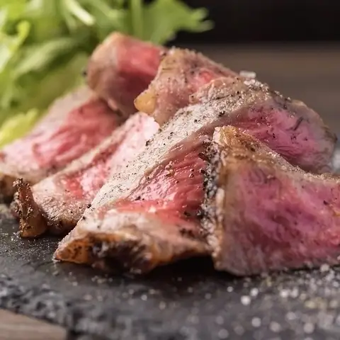 牛ハラミ鉄板焼き