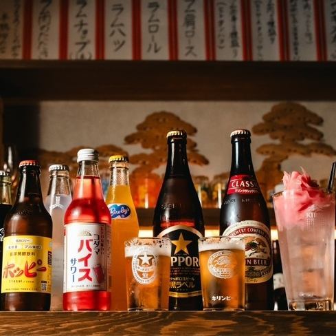 ドリンクメニューも豊富