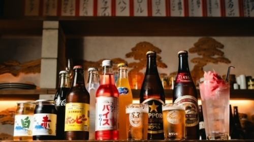 ドリンクメニューも豊富