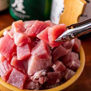 Directly shipped from Hokkaido! Enjoy all-you-can-eat tuna chunks for only 110 yen!