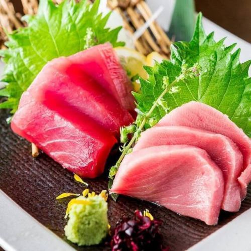 Taste comparison of two types of bluefin tuna