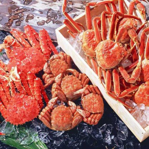 Snow crab and king crab shipped directly from Hokkaido