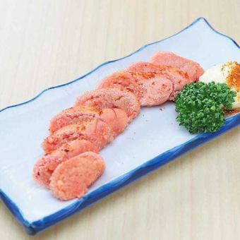 Hakata specialty: grilled spicy cod roe