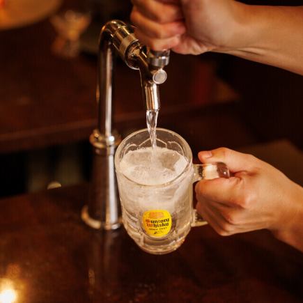 2-hour all-you-can-drink course with draft beer. Reservations accepted on the day! Include your favorite a la carte dishes. 1,800 yen