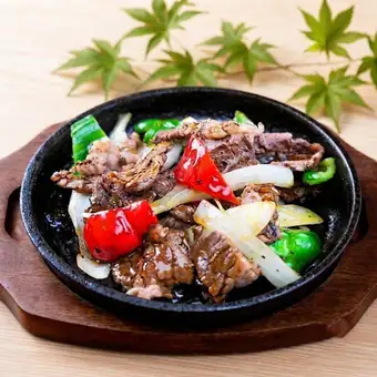 国産牛ハラミの鉄板焼き