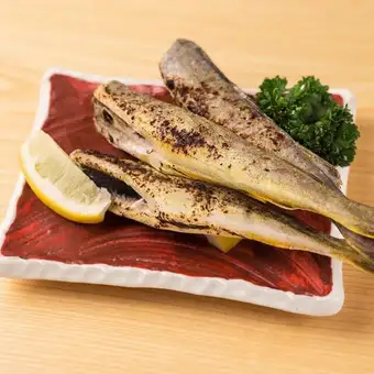 北海道特大氷下魚炙り焼き