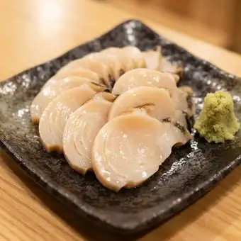 活つぶ貝 刺身