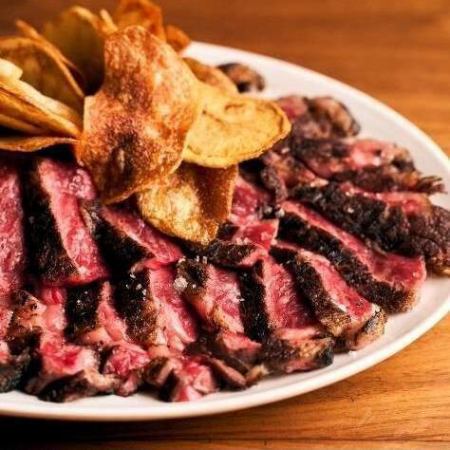 【接待・会食にも】薪火で焼き上げる熟成Lボーン付き プレミアムシェアプラン～４名様より