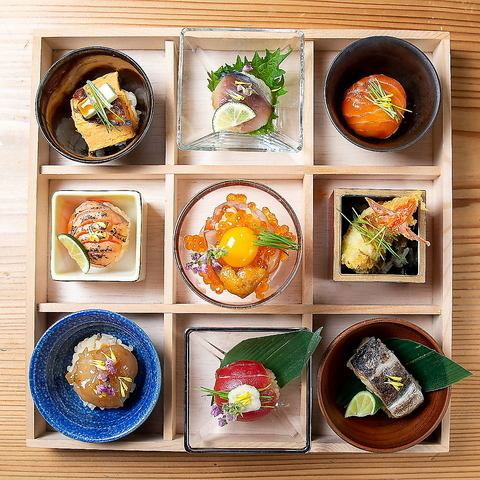 全18品コース6600円~, ランチ限定メニューもオススメです。