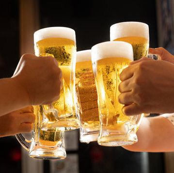 お肉×ビールをランチから楽しめます