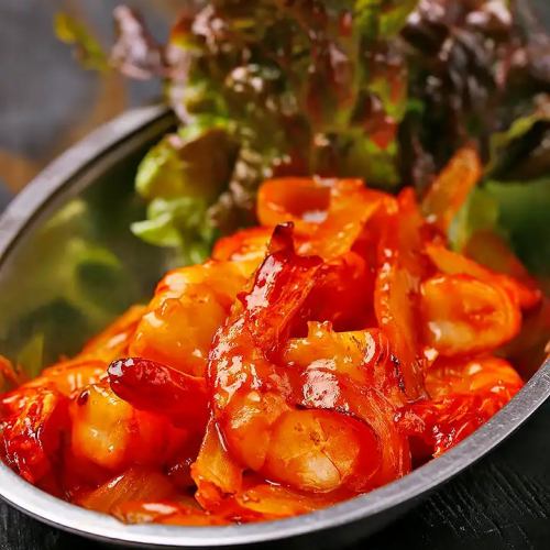 エビチリいため