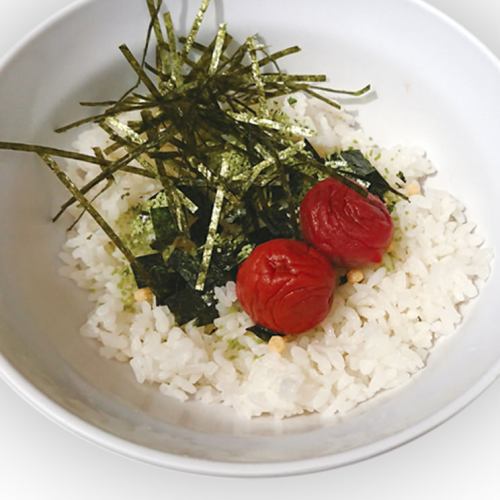 茶漬け (梅・しゃけ・たこわさ)