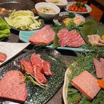[お祝い宴会コース]A5黒毛和牛霜降り肉・特選クリステーキなど全16品★誕生日やお祝いに◎7700円