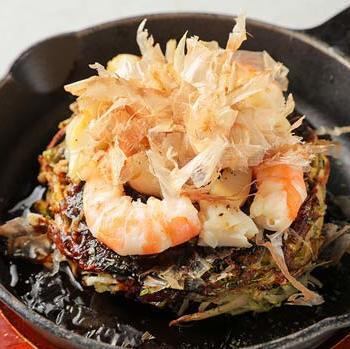 ドラお好み焼き 海鮮ミックス玉(イカ・エビ)