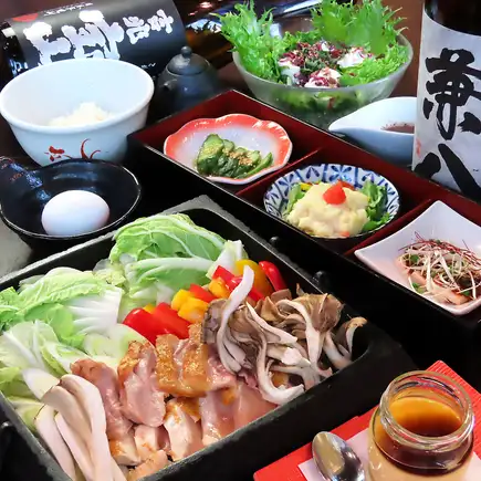 【月~金限定/夜】完全貸切&カラオケ付!名古屋コーチン料理含む3H食べ飲み放題コース
