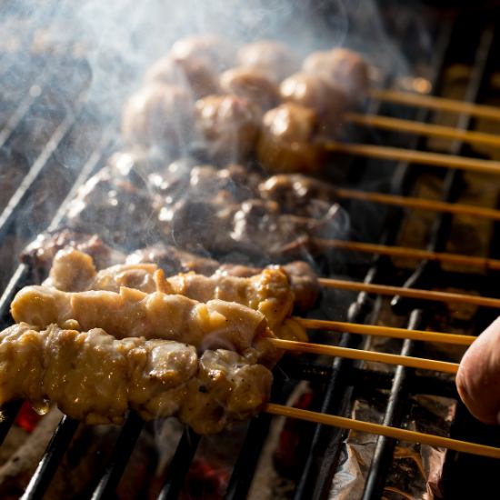 [Specialty] Domestic chicken & special yakitori grilled at 600 degrees!