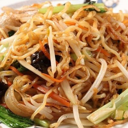 Shanghai fried noodles