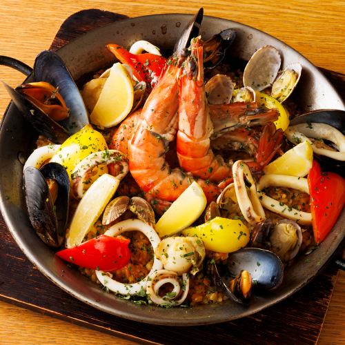 The famous paella is a must-try