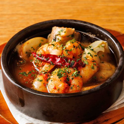 Shrimp and mushroom ahijo